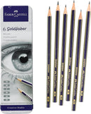 Faber-Castell Graphite Sketch Pencil Set - 6 Graphite Pencils (2H, HB, B, 2B, 4B, 6B), Drawing Pencils and Sketching Supplies — 1