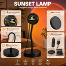 JIMEI Sunset Lamp Projector Led Lights for Bedroom Night Light RGB Lights Sun Sunlight Sunrise Lamp 10w 360°… — 3