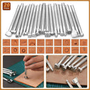 458 Pcs Leather Working Kit Leather Crafting Kit Leathers Working Tools — 7