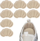 Heel Grips Cushions Inserts, Pads for Loose Shoe Too Big Men Women, Improved Shoe Fit and Comfort, Prevent Slipping, Rubbing, Blisters, Foot Pain. (4 Pair Apricots) — 1