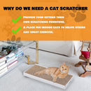 Cardboard Scratcher Pad Scratching Post:Smartbean 3PCS Cat Cardboard,Cat Scratch Pad,Cat Post,Double-Sided Design for Double Life… — 6