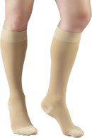 Truform 20-30 mmHg Compression Stockings for Men and Women, Knee High Length, Closed Toe | Beige | Medium (1 Pair) | Classic Knit — 2
