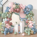Amandir 173Pcs Pink Blue Green Balloon Arch Garland Kit — 1