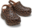 Crocs Women’s Classic Bae Clogs – Sepia/Leopard — 6