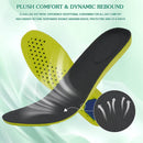 2 Pairs Memory Foam Insoles for Men Women, Gel Heel Pad - Green — 5