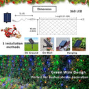 21x5FT Solar Christmas Net Lights Outdoor Waterproof with Remote — 6