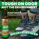 Uncle Todd's Shoe Deodorizer Spray - Proven & Powerful Enzyme Formula Spray for Shoe Odor Elimination in All Footwear (Mountain Fresh) — 3