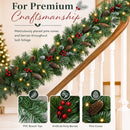 9ft Pre-Lit Artificial Christmas Garland with Lights & Pine Cones — 2