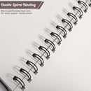 8.5 × 11 Sketch Book, Spiral Bound, 50 Sheets, Acid-Free Drawing Pad | Reddish brown | 8.5 x 11inch(1 Pack) — 4