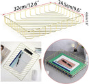 BTSKY Multipurpose A4 File Tray Wire Desk Tray Organizer, Gold — 6