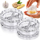 2pcManual Garlic Twister,Manual Garlic Crusher and Mincer, Transparent Twisting Garlic Chopper Tool,… — 1