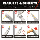 C&T 11-Piece Jewelry Plier Sets,Jewelry Making Tools Kit — 4