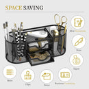 SUPEASY Mesh Desk Organizer, Pen Holder for Desk with 2 Drawers, Black — 4