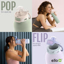 Ello Pop & Fill Insulated Stainless Steel Water Bottle with Quick Fill Lid, Leakproof Locking, Sip or Chug Spout, BPA-Free, Double Wall Vacuum Insulated for Sports, Travel & School- 22oz / 32oz / 40oz — 4