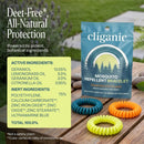 Cliganic Mosquito Repellent Bracelets for Kids & Adults, Natural, 10 Pack — 6
