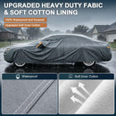 GUNHYI 16 Layers Car Cover Waterproof All Weather for Sedan Heavy Duty — 2