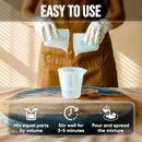 Craft Resin Table Top Epoxy Resin Kit - Ultra Clear, High-Gloss, 1 Gallon — 3