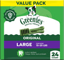 Brand Greenies Large Natural Dental Dog Treats, Original Flavor, 24 Count