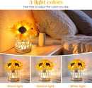 Sunflowers Flower Lamp Cordless Touch Table Lamp Birthday Gifts for Women — 3