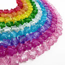 MIIIM 1000 Pcs Glitter Star Pony Beads Shapes for Friendship Bracelet, Large Hole Kandi Beads for Hair Braids,… — 1