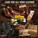 Shoe Shine Kit –18-in-1 Leather Shoe Polish Kit with Saddle Soap,Mink Oil,Black/Brown/Neutral Shoe Polish,Horsehair Brushes,Leather Boot Polish,Cleaning & Conditioning–Gift for Men & Women & Cowboy — 7