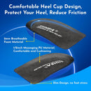SIIHEA 1/2 inch Heel Pads Cushions for Shock Absorption, Heel Lifts Inserts Supports for Plantar Fasciitis, Spur Relief, Shoe Lifts Cups for Achilles Tendonitis, Height Increase (Medium,1Pair) — 2