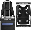 BIKROD Travel Laptop Backpack for Men and Women, 17 Inch Large School Backpacks for Teens, Business Anti Theft Durable Back Pack, Water Resistant Computer Bag, Black | 17.3 Inch — 4