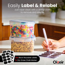Oizeir Airtight Food Storage Containers with Lids 24-Pack, Pantry Kitchen