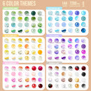 7200PCS 6mm Glass Beads Bracelet Making Kit, 144 Colors Assorted Crystal Beads for Bracelets and Jewelry Making,… — 2