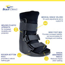 Brace Direct Short CAM Walker Fracture Boot, Lightweight Walking Support — 8