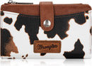 Wrangler Wallet for Women Bifold Card Holder with Zipper and ID Window — 1