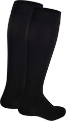 Truform 20-30 mmHg Compression Stockings for Men and Women, Knee High Length, Closed Toe | Black | Small (1 Pair) | Microfiber Knit — 7