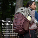 Osprey Quasar Commuter Backpack, Blue OS | Torrent Blue Heather — 4