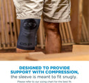 OrthoSleeve Compression Knee Brace, Knee Sleeve for ACL, MCL, Injury Recovery, Meniscus Tear, Pain, Aching Knees, Patellar Tendonitis & Arthritis Pain — 5