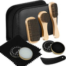 Loopeer 8 Pcs Shoe Shine Kit Leather Polish Brush Care Kit | Black — 1