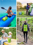 HEETA Dry Bag Waterproof Backpack with Phone Case 5L | Lemon Green — 6
