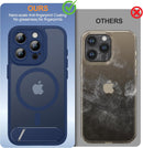 Magnetic Compatible with iPhone 15 Pro Case, [Built-in Kickstand][Full Camera Protection][Compatible with MagSafe][Anti-Fingerprint] Shockproof Phone Case for iPhone 15 Pro 6.1",Blue — 7