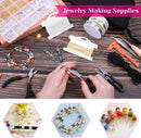 shynek 1857 Pcs Jewelry Making Supplies Kit for Adults, Jewelry Making Tools with Earring Hooks, Findings, Wires,… — 7