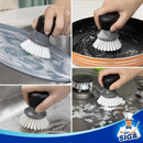 MR.SIGA Dish Scrub Brush, Palm Brush Dish Scrubber, Gray, Pack of 2 — 5