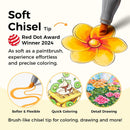 Ohuhu Alcohol Markers 120 Colors Brush& Soft Chisel for Adult Cozy Coloring | Brush & Soft Chisel — 3