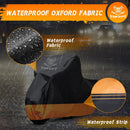 Tokept Motorcycle Cover Waterproof Outdoor Storage Fits Up to 116"