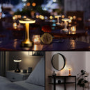 O'Bright Dome Cordless Rechargeable LED Mushroom Table Lamp, Gold — 6