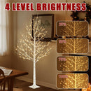 PABIPABI Birch Tree with LED Lights, 6ft Lighted Christmas Trees Outdoor — 3