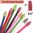 Mr. Pen- Pencil Erasers Toppers, 120 Pack, Late Harvest Color Scheme — 3