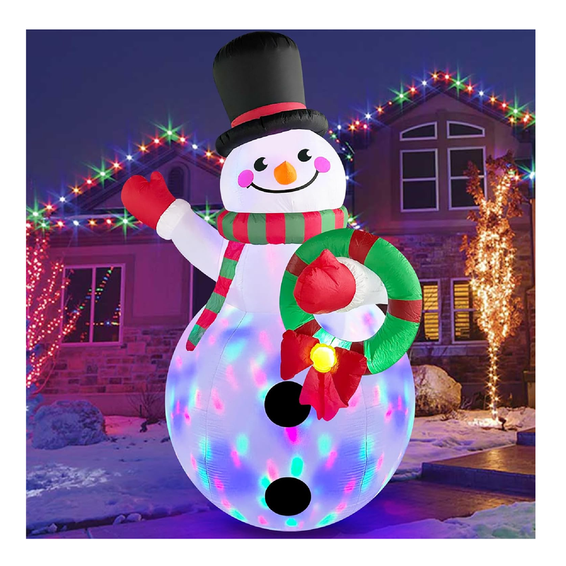 8FT Tall Christmas Inflatables Outdoor Decorations