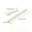 8pcs Bone Folder Tools, Plastic Bone Folder Paper Bag Set Scoring Tool For Paper Crafts, Book Binding, Card Making, For DIY Handmade Leather Polishing Bookmarks, Book Cards