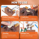 Leather Glue, Waterproof Flexible Leather Adhesive, Metal Tip, 2.1 fl oz — 7