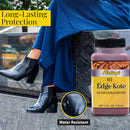 Fiebing's Edge Kote Leather Paint (4oz) - Edge Paint for Shoes, Furniture, Purses - Flexible, Water Resistant, Semi Gloss Color Coating Leather Dye to Protect Natural Edges (Red) — 4