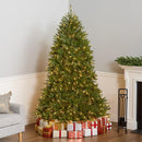 National Tree Company 7ft Pre-Lit Dunhill Fir Artificial Christmas Tree — 2