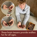 Wooden Brain Teaser Puzzles 6 Pack - 3D Brain Teasers for Adults & Kids - Educational and Fun Gift Ideas - Mind Puzzles — 2